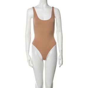 LPA Bodysuit Scoop neck Sleeveless Tan Size Small REVOLVE